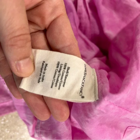 LoveShackFancy Edie pink maxi dress with lace accents - size M - Picture 13 of 14